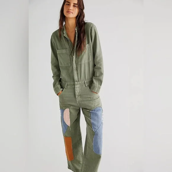 FP x Sandrine Rose patch jumpsuit - Picture 1 of 6